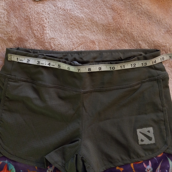 DOTA 2 sz Small Shorts Bike Gray Twofer Shorts - Picture 12 of 14
